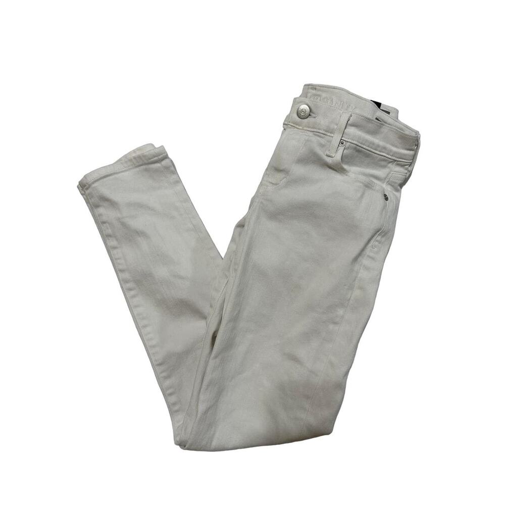 Citizens of Humanity‎ Women's White 25 Avedon Skinny Low Rise Jeans - Picture 2 of 9